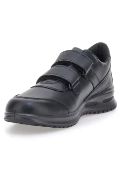 Stringate nere con strappi in velcro Made in Italy MARCO BRANDI 308