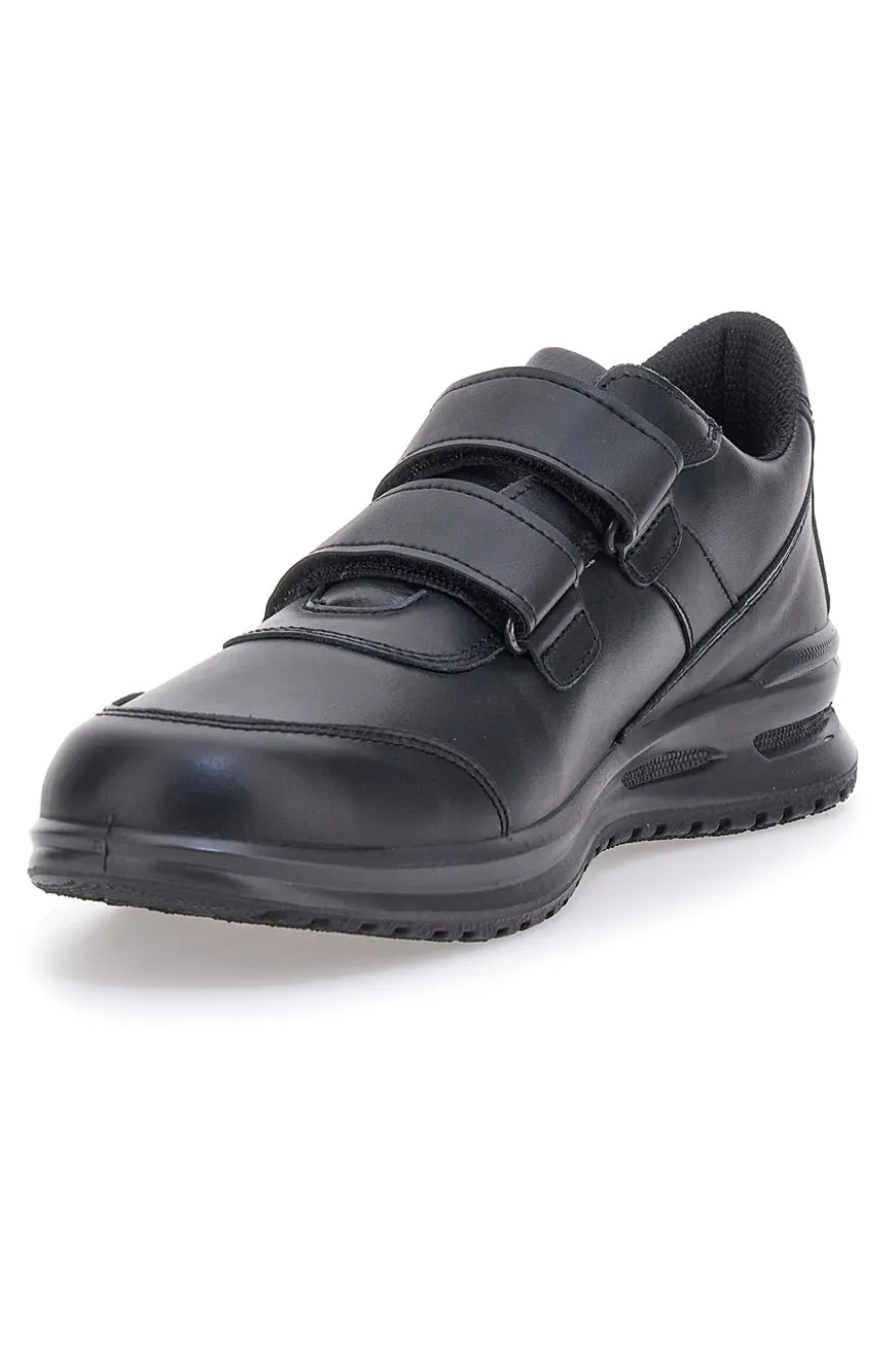 Stringate nere con strappi in velcro Made in Italy MARCO BRANDI 308