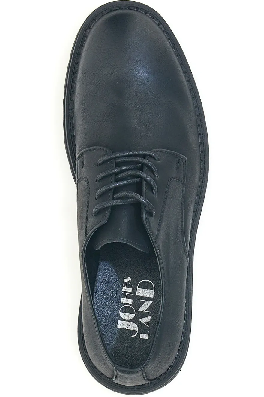 Stringate nere con suola carrarmato Johes land 2308113