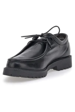 Stringate Nere in Vera Pelle Pittarello 1505