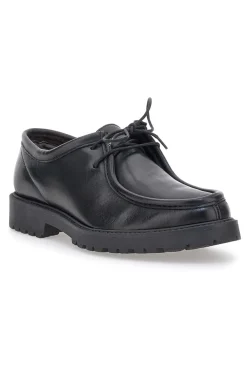 Stringate Nere in Vera Pelle Pittarello 1505