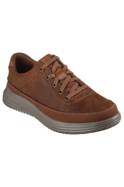 Stringate Skechers Proven Aldeno Marrone