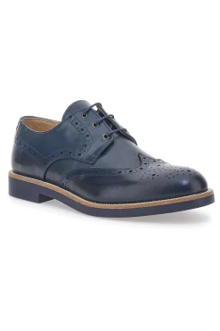 Stringate Stile Inglese Blu Made in Italy PITTARELLO 8023