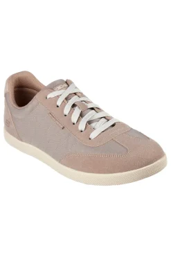 Stringate Taupe con Soletta in Memory Foam SKECHERS PLACER VINSON