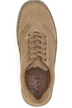Stringate Taupe In Pelle Nabuk Cucite a Mano JOHES LAND 2725