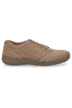 Stringate Taupe In Pelle Nabuk Cucite a Mano JOHES LAND 2725