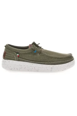 Stringate Verde In Tela Marina Militare MM1701