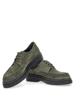 Stringato verde scamosciato PITTARELLO CLASS 510