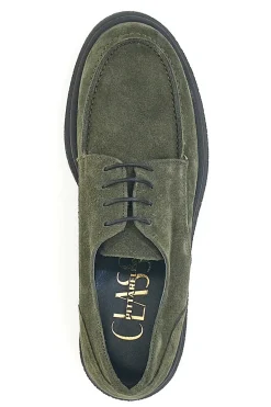 Stringato verde scamosciato PITTARELLO CLASS 510