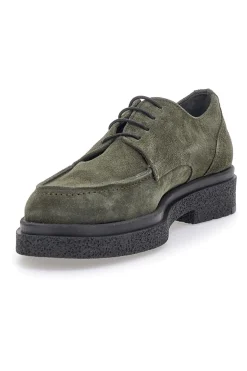 Stringato verde scamosciato PITTARELLO CLASS 510