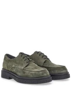 Stringato verde scamosciato PITTARELLO CLASS 510