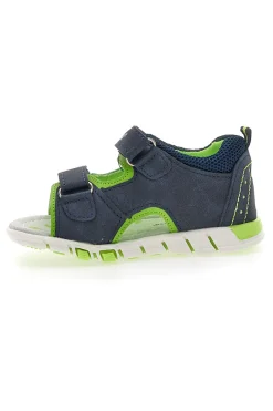 Superga Blaue und grüne First Steps Sandalen 83507