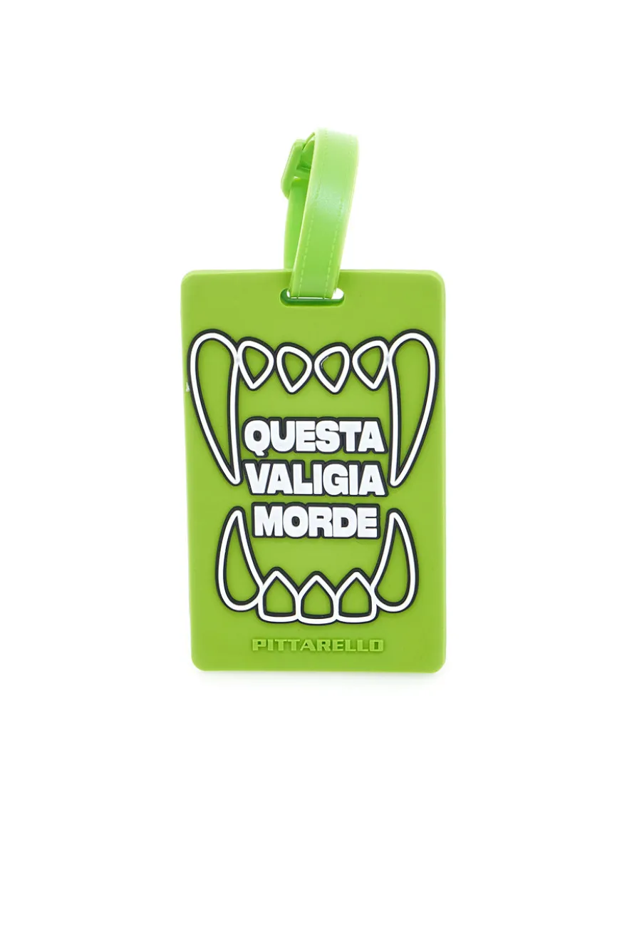 Tag per Valigia Verde "Questa Valigia Morde" NAMETAG 3