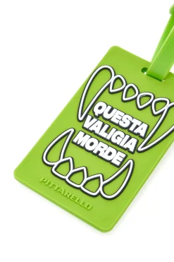 Tag per Valigia Verde "Questa Valigia Morde" NAMETAG 3