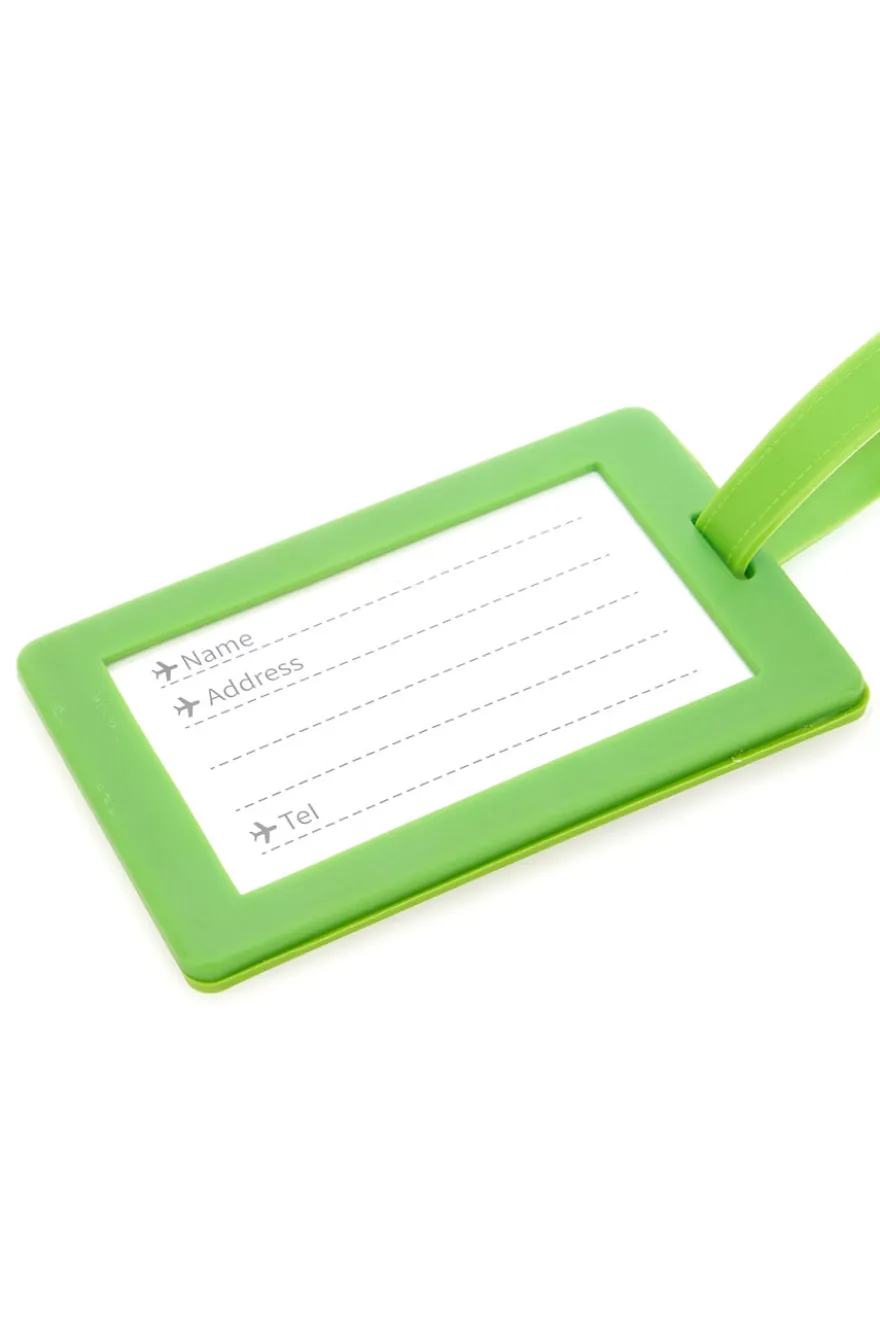 Tag per Valigia Verde "Questa Valigia Morde" NAMETAG 3