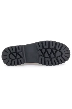 Talemi JN10125 schwarze Loafer mit Nieten und Profilsohle