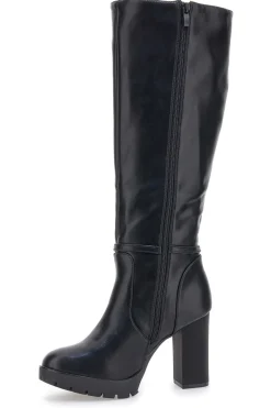 THE FIRST 6Y20866Y862G Schwarze Stiefel mit hohem Absatz