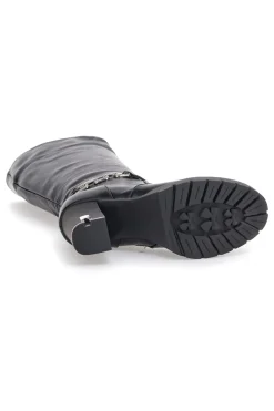 THE FIRST 6Y20866Y862G Schwarze Stiefel mit hohem Absatz