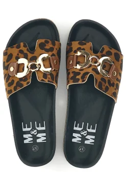 Tierische Sandalen mit Schnalle Me & me 15615