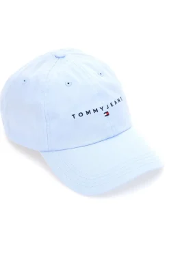 TOMMY JEANS LOGO CAP Verstellbare Kappe Hellblau