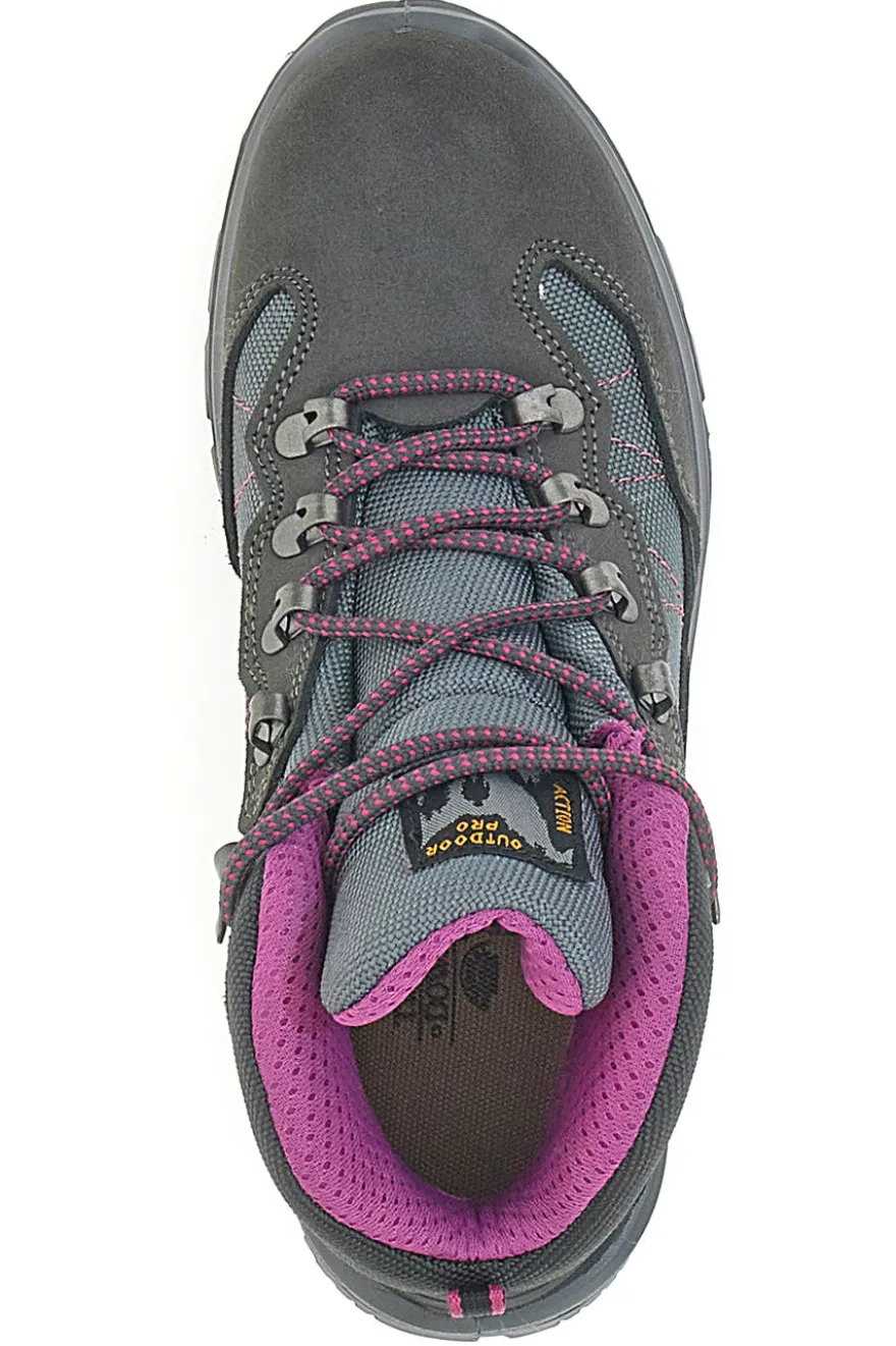 TRACK DOWN grauer Trekkingstiefel 14511S74