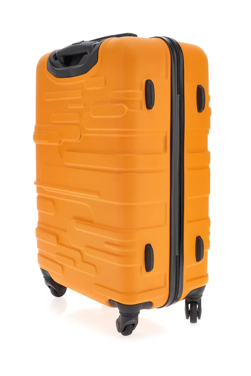 Trolley arancione rigido TSA 4 ruote Indigeno Metropolitano 177/P