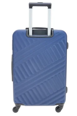 Trolley blu rigido con ruote piroettanti Prima Riga PR162/P