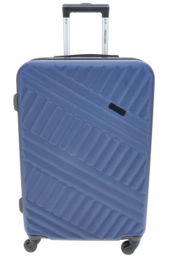 Trolley blu rigido con ruote piroettanti Prima Riga PR162/P