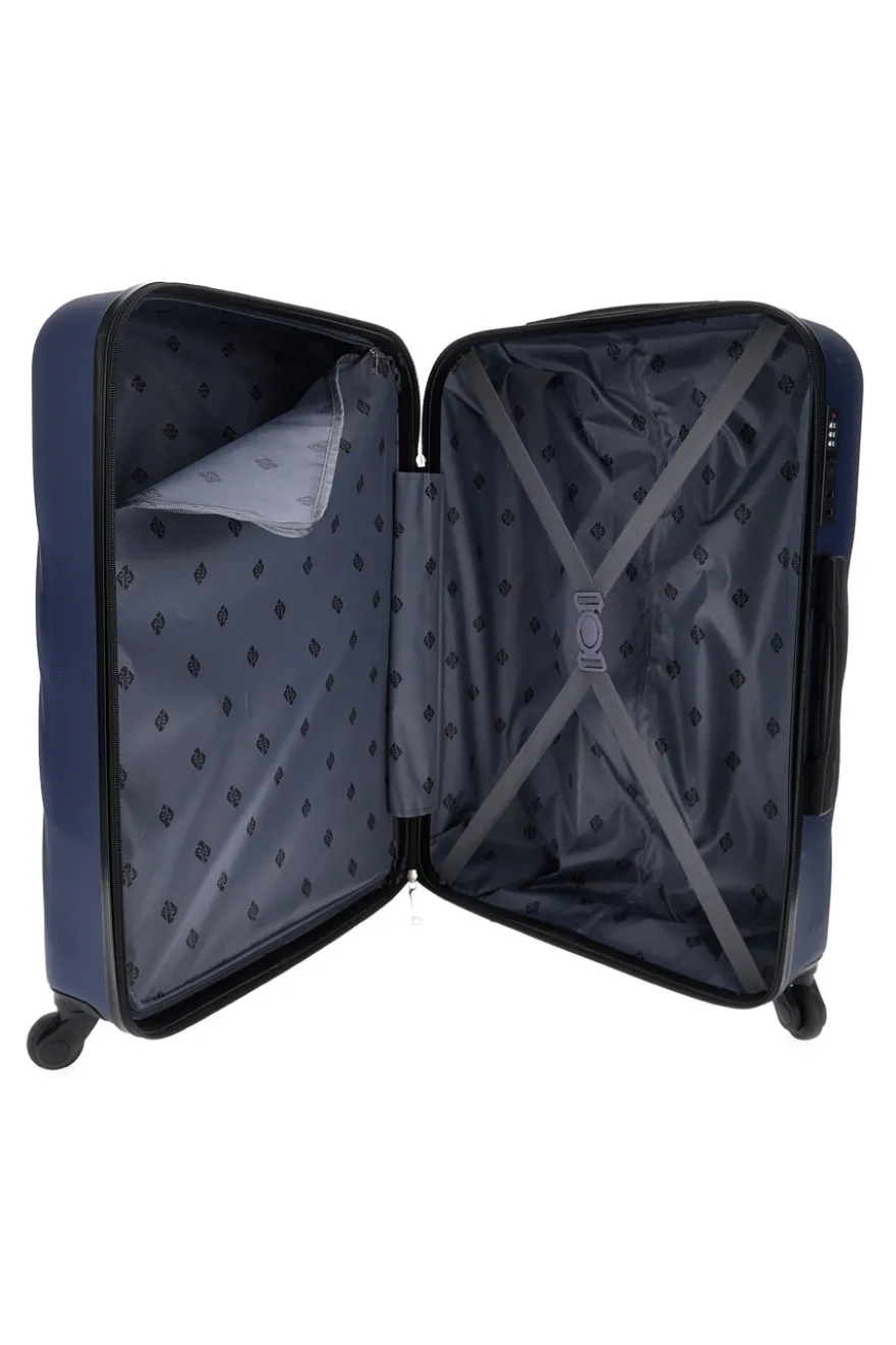 Trolley blu rigido grande 4 ruote 2T2L 155/G