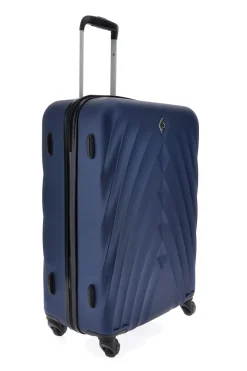 Trolley blu rigido medio 4 ruote 2T2L 155/M