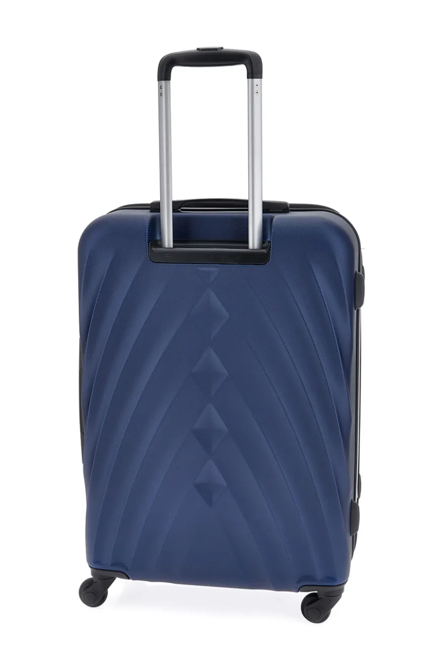 Trolley blu rigido piccolo 4 ruote 2T2L 155/P