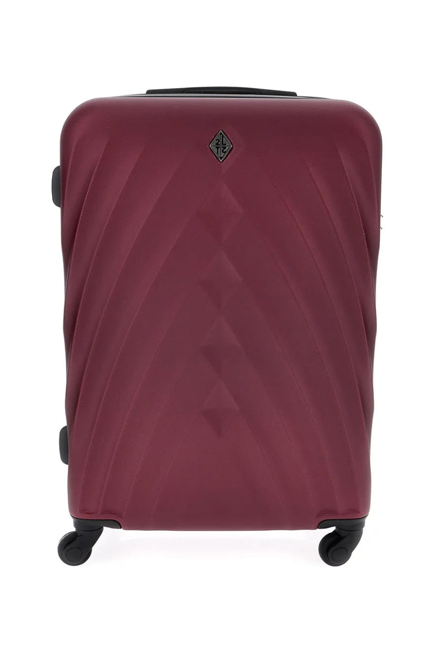 Trolley bordeaux rigido grande 4 ruote 2T2L 155/G