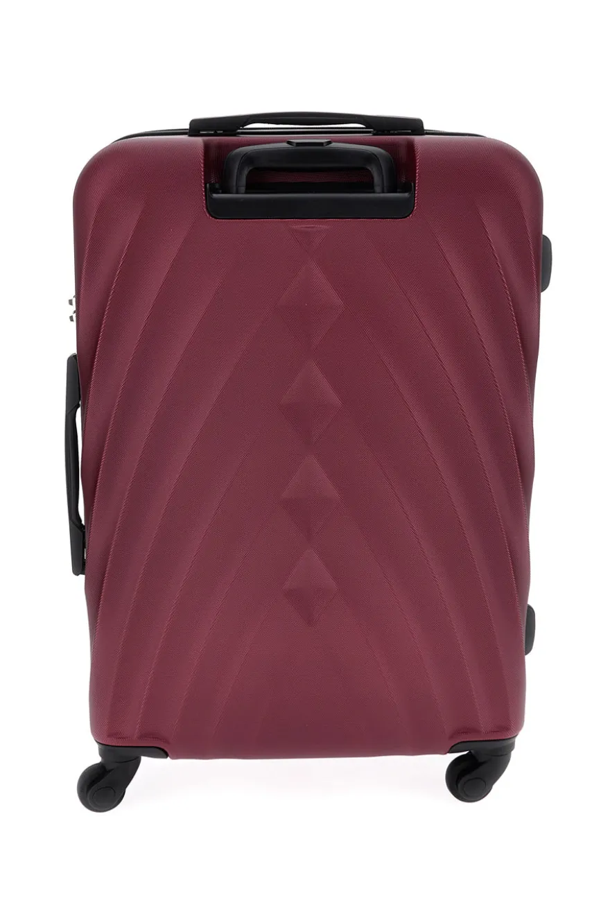 Trolley bordeaux rigido grande 4 ruote 2T2L 155/G