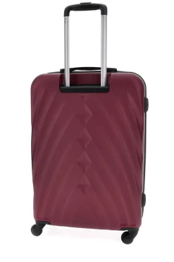 Trolley bordeaux rigido piccolo 4 ruote 2T2L 155/P