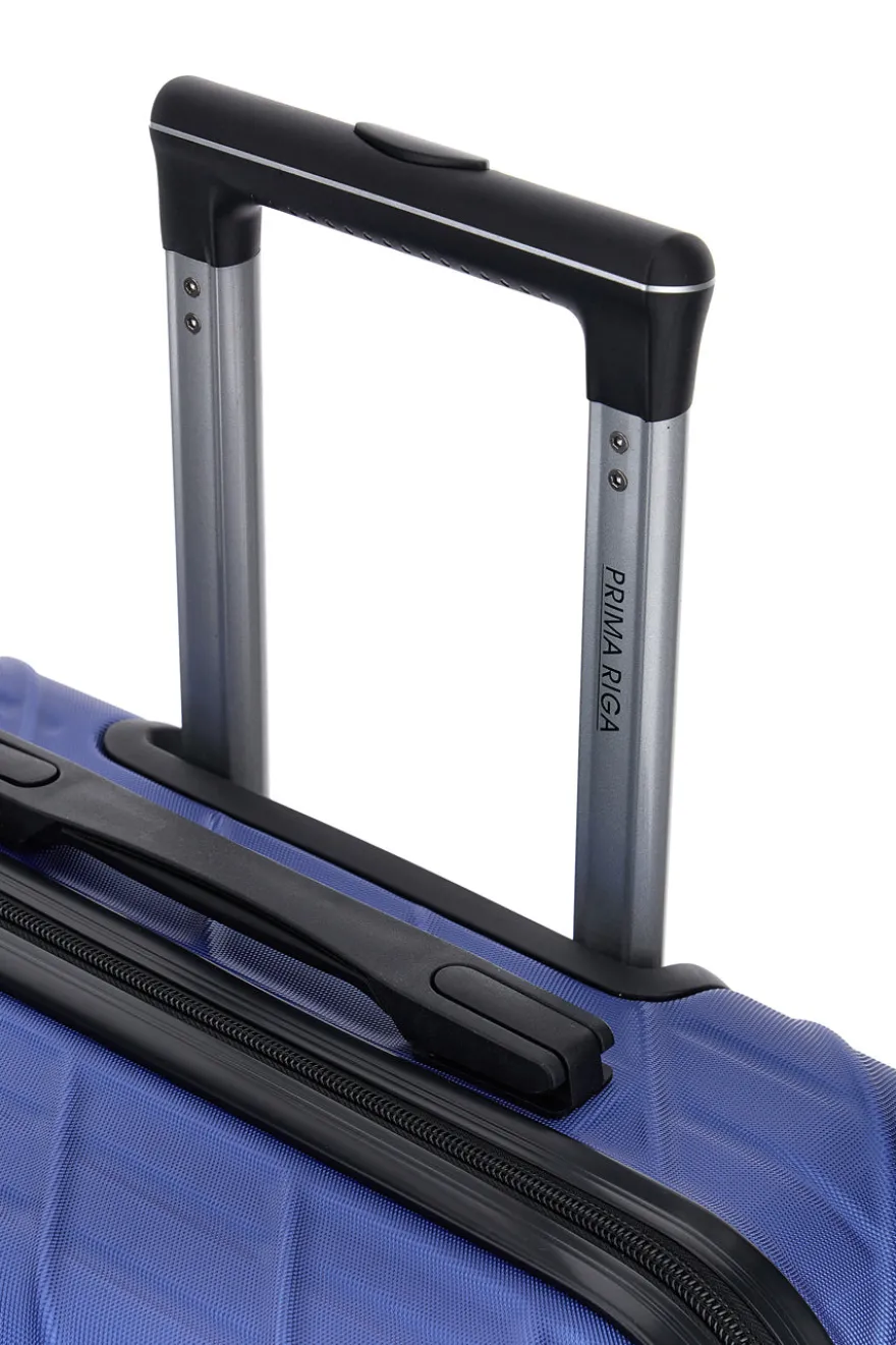 Trolley grande blu rigido con 4 ruote Prima riga PR157/G