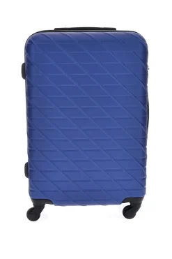 Trolley grande blu rigido con 4 ruote Prima riga PR157/G