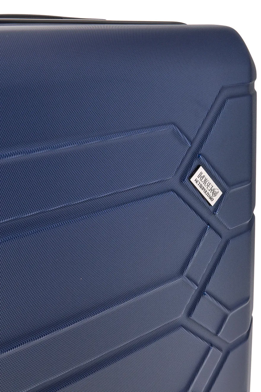 Trolley grande blu rigido 4 ruote Indigeno INDIGENO179/G