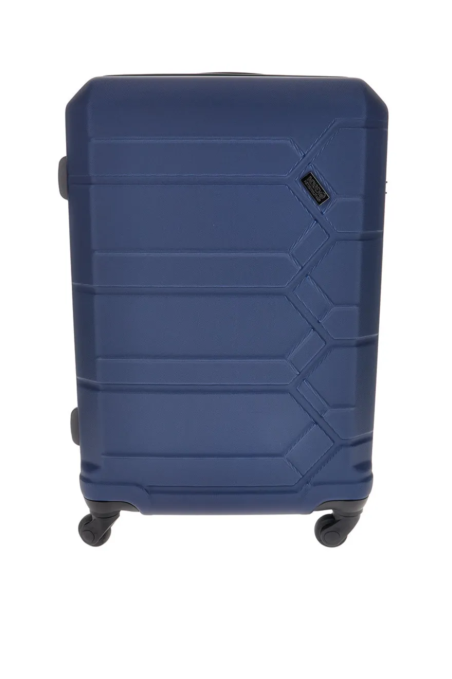 Trolley grande blu rigido 4 ruote Indigeno INDIGENO179/G