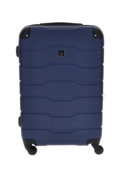 Trolley grande blu rigido con 4 ruote 2T2L156/G
