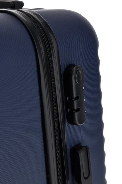 Trolley grande blu rigido Prima riga Pr194/G