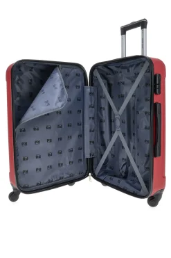 Trolley grande bordò rigido con ruote piroettanti Prima Riga PR161/G