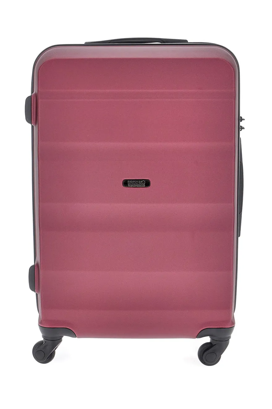 Trolley grande burgundy con 4 ruote e manico telescopico Indigeno INDIGENO180/G