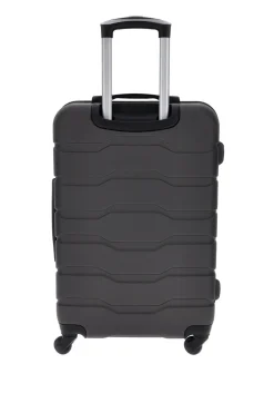 Trolley grande grigio rigido con 4 ruote 2T2L156/G