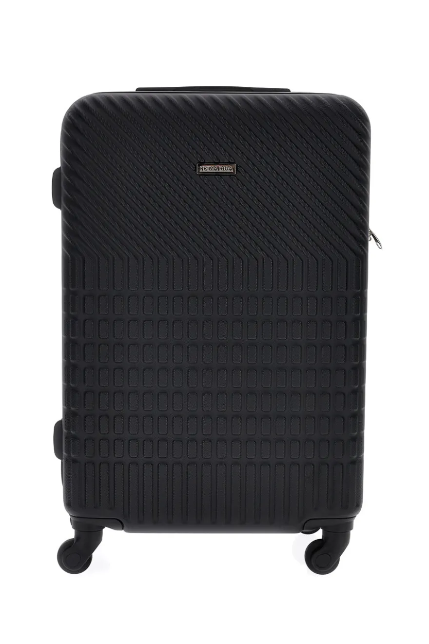 Trolley grande nero rigido con 4 ruote Prima riga PR169/G