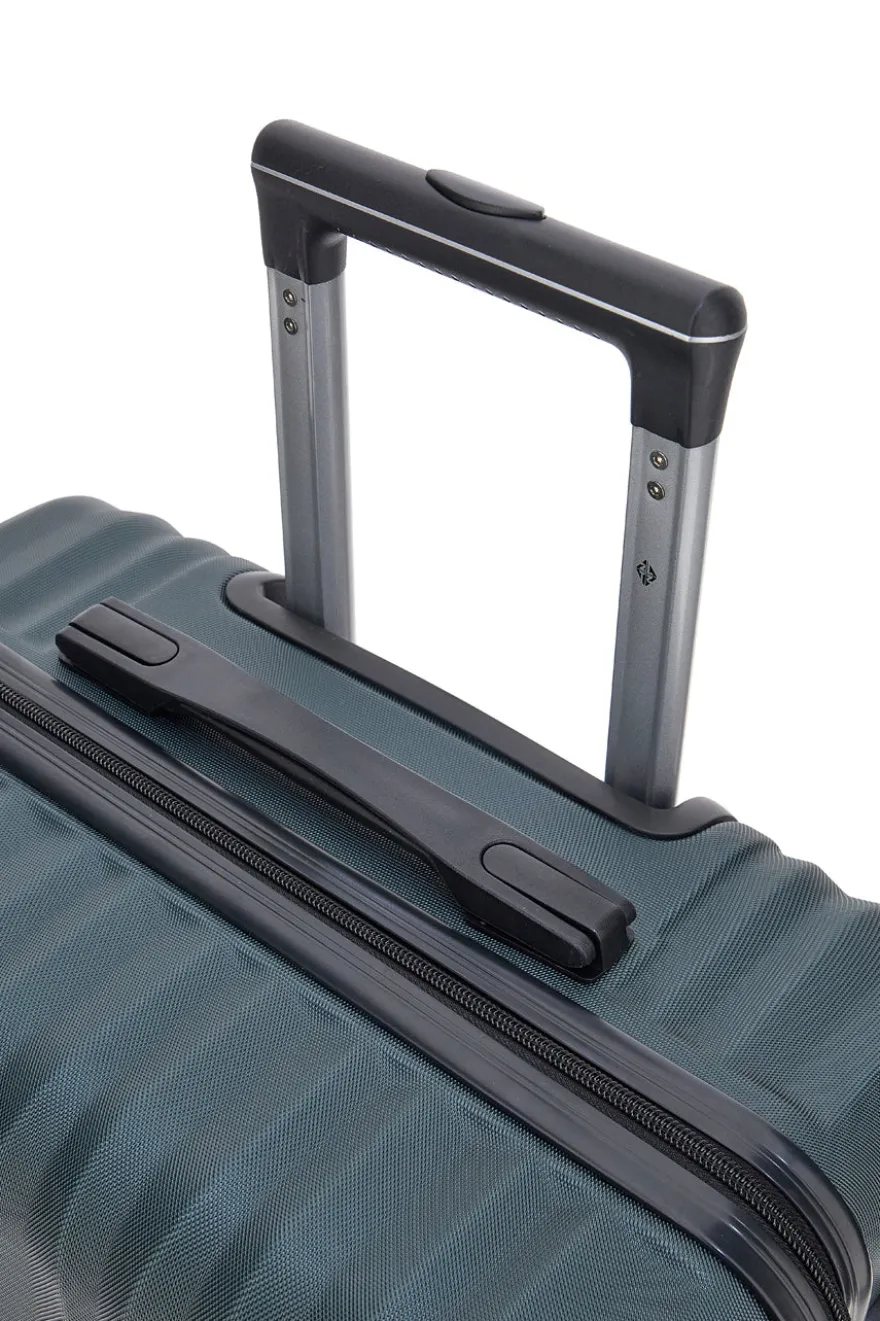 Trolley grande verde rigido con ruote multidirezionali 2T2L 175/G