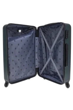 Trolley grande verde rigido con ruote multidirezionali 2T2L 175/G