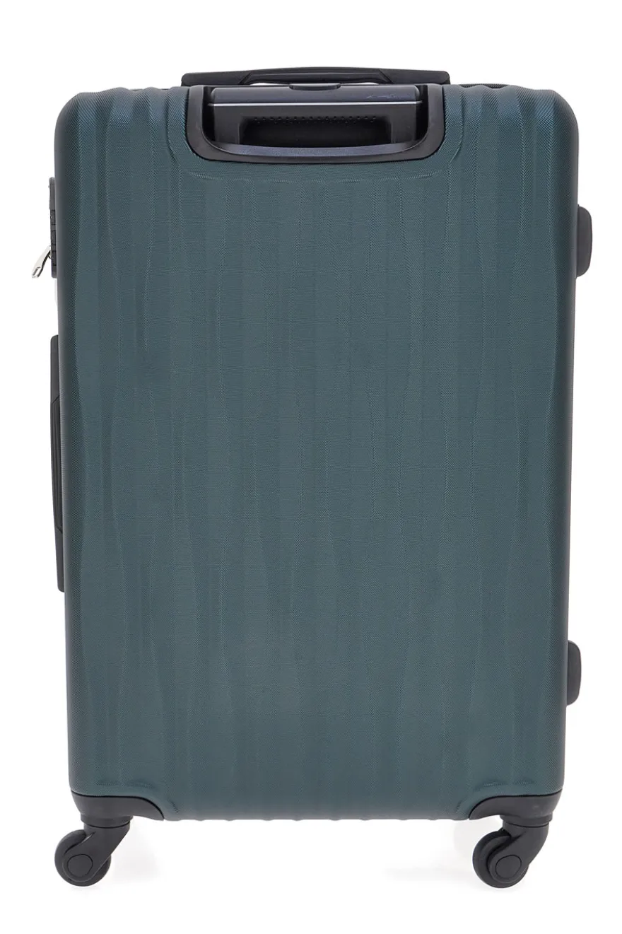 Trolley grande verde rigido con ruote multidirezionali 2T2L 175/G