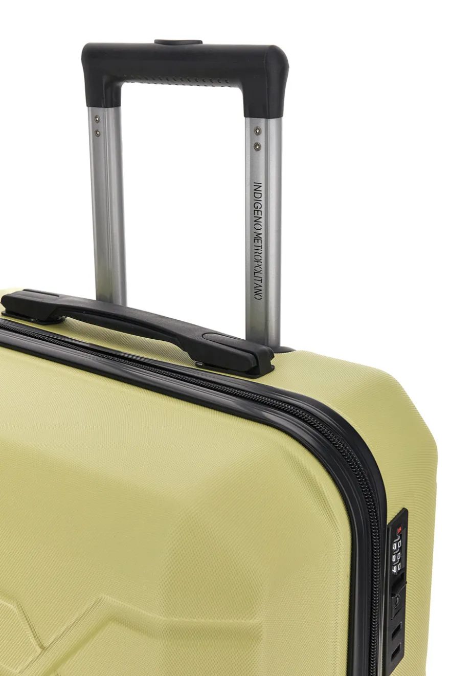 Trolley grande verde rigido 4 ruote Indigeno INDIGENO179/G