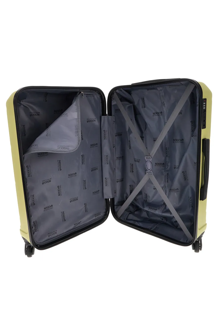 Trolley grande verde rigido 4 ruote Indigeno INDIGENO179/G