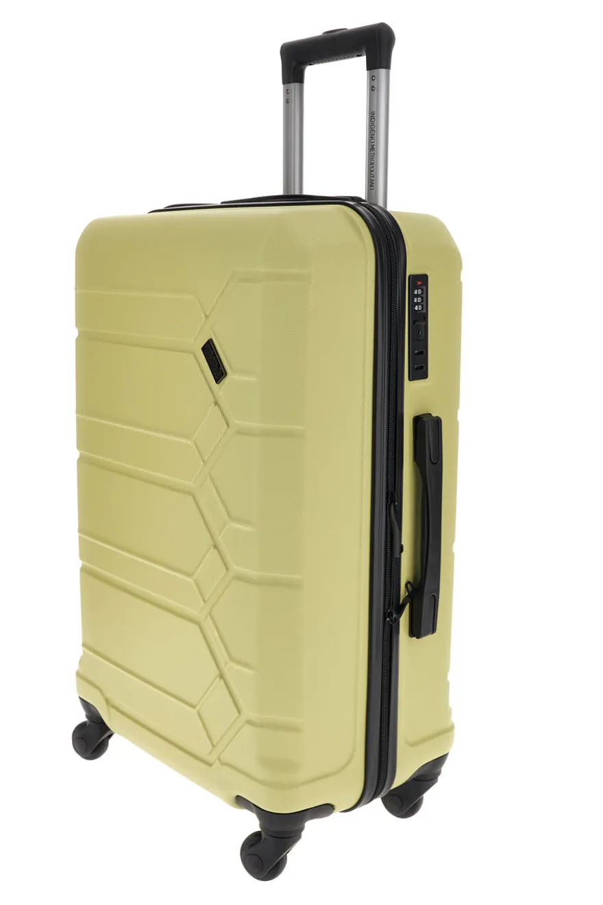 Trolley grande verde rigido 4 ruote Indigeno INDIGENO179/G